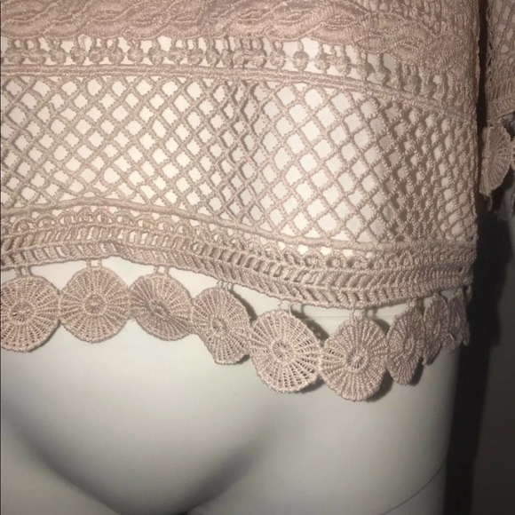 ALEXIS *Finn* beige embroidered lace boho top XS - Picture 3 of 7